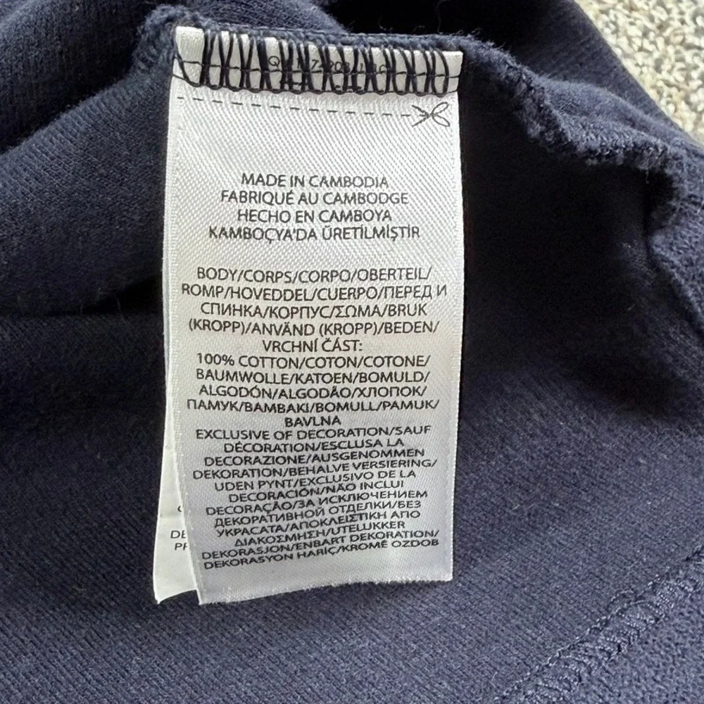 Polo Ralph Lauren Men XXL Navy Blue Quarter Zip Pullover Cotton Sweater Pony Log